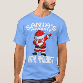 Santas Favorite Dental Hygienic Weihnachten T-Shirt