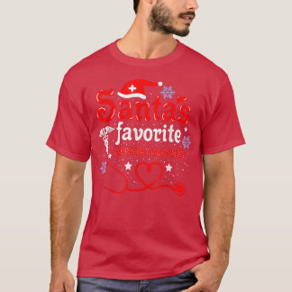 Santas Favorite Dermatologin Weihnachten T-Shirt