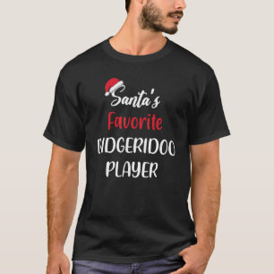 Santas Favorite Didgeridoo Spieler Weihnachtsfeier T-Shirt