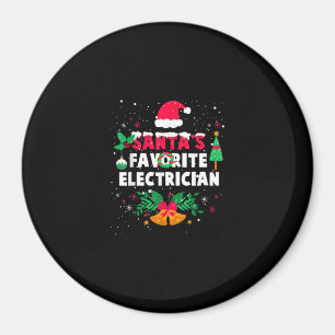 Santas Favorite Electrical Weihnachtsgeschenk Magnet