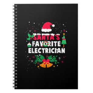 Santas Favorite Electrical Weihnachtsgeschenk Notizblock