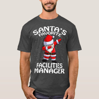 Santas Favorite Facilities Manager Weihnachten T-Shirt