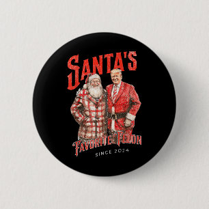 Santas Favorite Felon Seit 2024 Weihnachten Weihna Button