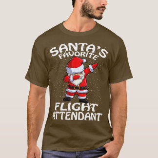 Santas Favorite Flight Attendant Weihnachten 1 T-Shirt