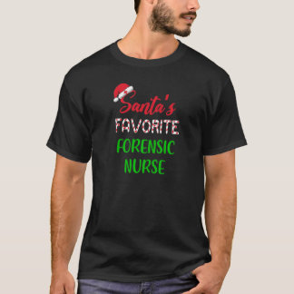 Santas Favorite Forensic Nurse Chritsmas T-Shirt