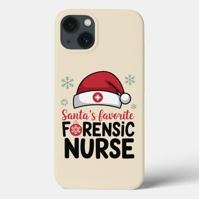 Santas Favorite Forensic Nurse Weihnachten Case-Mate iPhone Hülle (Rückseite)
