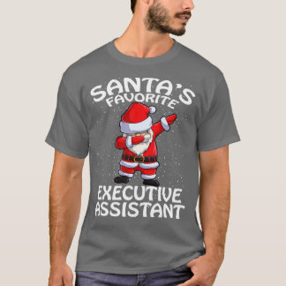 Santas Favorite Führungskraft Assistant Weihnachte T-Shirt