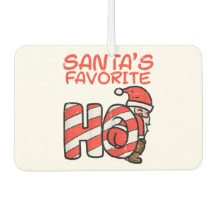 Santas Favorite Funny Naughty Adult Weihnachten We Autolufterfrischer