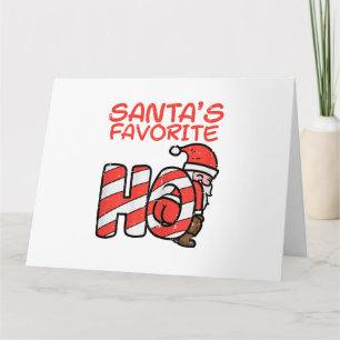 Santas Favorite Funny Naughty Adult Weihnachten We Karte