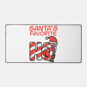 Santas Favorite Funny Naughty Adult Weihnachten We Schreibtischunterlage