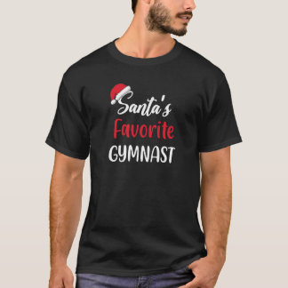 Santas Favorite Gymnast Weihnachtsgymnastik T-Shirt