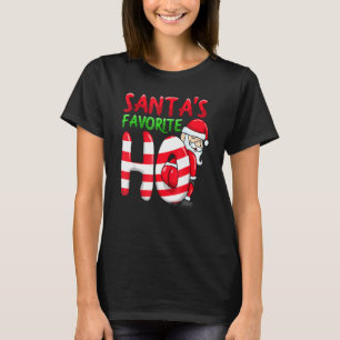 Santas Favorite Ho Santa Favorite Ho Funny Girls T-Shirt