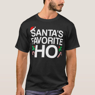 Santas Favorite Ho Santa Funny Weihnachten T-Shirt