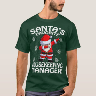 Santas Favorite Housekeeping Manager Weihnachten T-Shirt