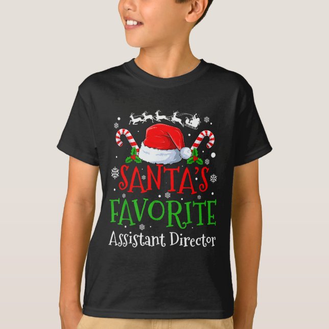 Santa's Favorite Istant Director Christmas Party  T-Shirt (Vorderseite)