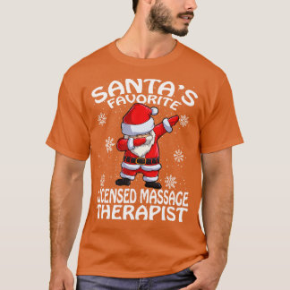 Santas Favorite lizenzierte Massagetherapeutin Chr T-Shirt