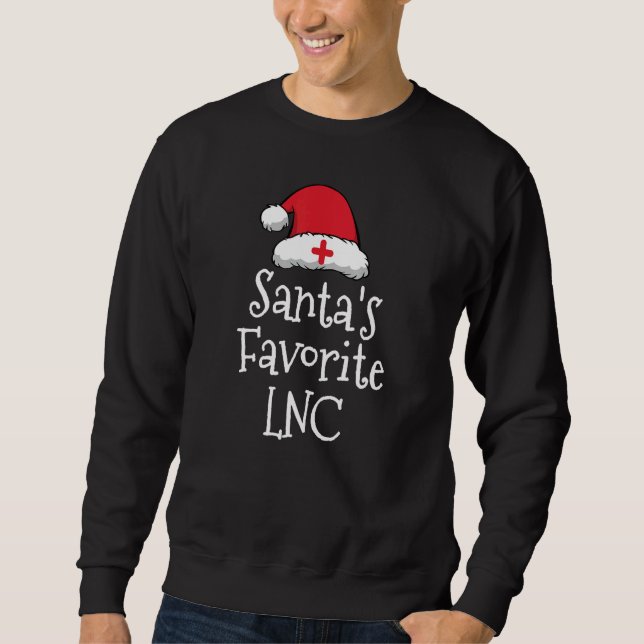 Santas Favorite LNC   Christmas     Sweatshirt (Vorderseite)