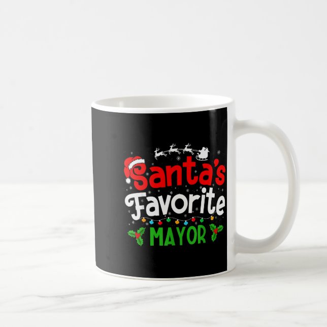 Santa's Favorite Mayor Christmas Party  Kaffeetasse (Rechts)