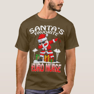 Santas Favorite Neuro Nurse Weihnachtsmatching Cos T-Shirt
