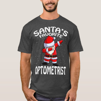 Santas Favorite Optometrist Weihnachten T-Shirt