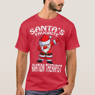 Santas Favorite Radiation Therapist Weihnachten T-Shirt
