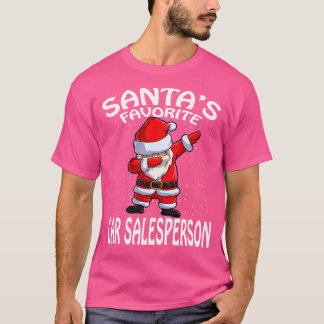 Santas Favorite Salesperson Weihnachten T-Shirt