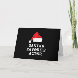 Santas Favorite Schauspieler Weihnachts-Schauspiel Karte