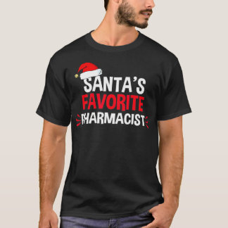 Santas Favorite School Apotheker Weihnachten Männe T-Shirt