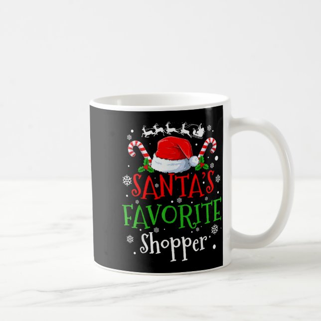 Santa's Favorite Shopper Christmas Party  Kaffeetasse (Rechts)