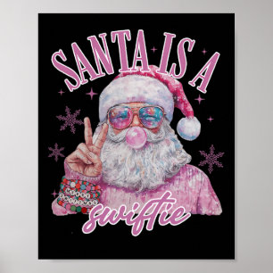 Santas Favorite Swifty Frohe Weihnachtsfeier Weihn Poster