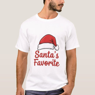 "Santa's Favorite" T-Shirt | Funny Christmas