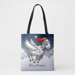 Santa's fliegende Weihnachtsschafe