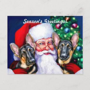 Santas German Shepherd Dogs Einladung
