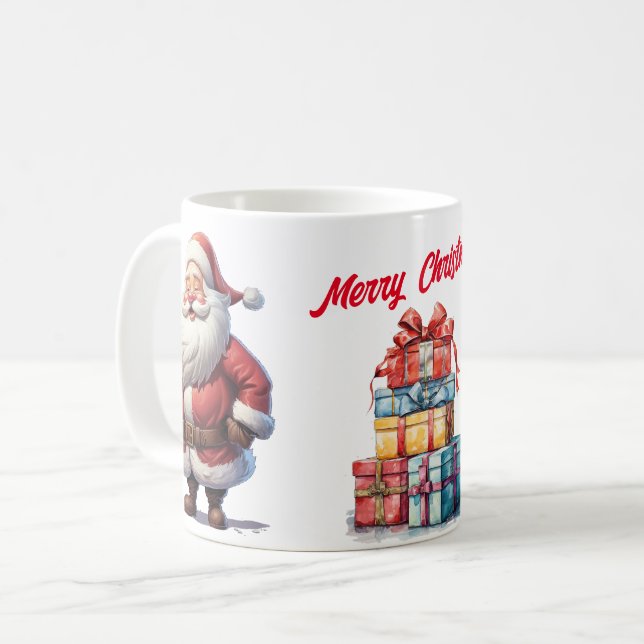 Santa's Gift Bounty Christmas  Kaffeetasse (Vorderseite Links)