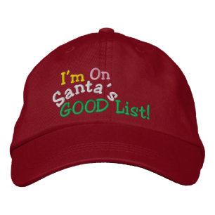 SANTA's GOOD List ... ; ) Cap by SRF Bestickte Baseballkappe