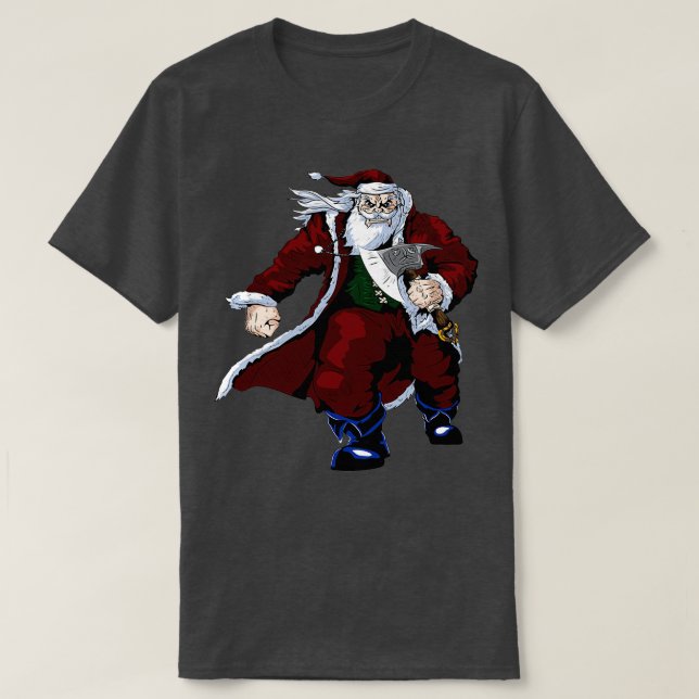 Santas hat deinen piep satt T-Shirt (Design vorne)