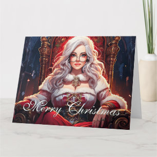 Santas heißeste Schwester - Frohe Weihnachten 0312 Karte