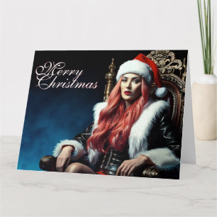 Santas heißeste Schwester - Frohe Weihnachten 0312 Karte