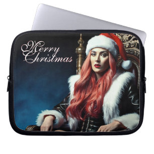 Santas heißeste Schwester - Frohe Weihnachten 0312 Laptopschutzhülle