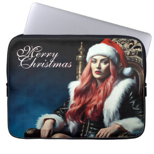 Santas heißeste Schwester - Frohe Weihnachten 0312 Laptopschutzhülle