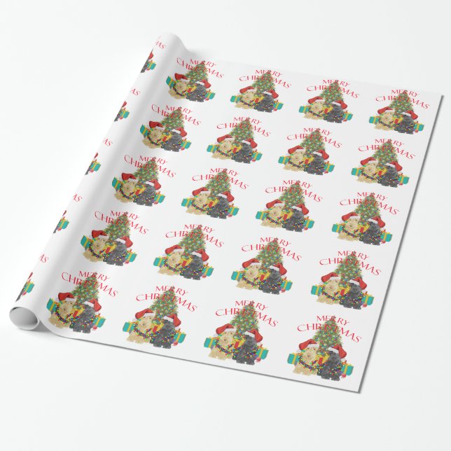 Santa's Helfer Geschenkpapier (Ungerollt)