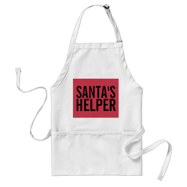SANTA'S HELPER CHRISTMAS-SCHÜRZE SCHÜRZE (Vorne)