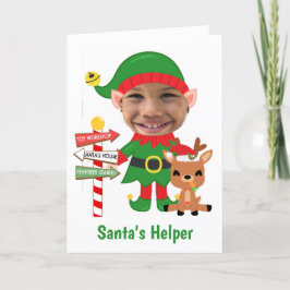 Santas Helper Niedliches Foto Weihnachten