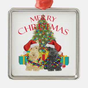 Santas Helpers Silbernes Ornament