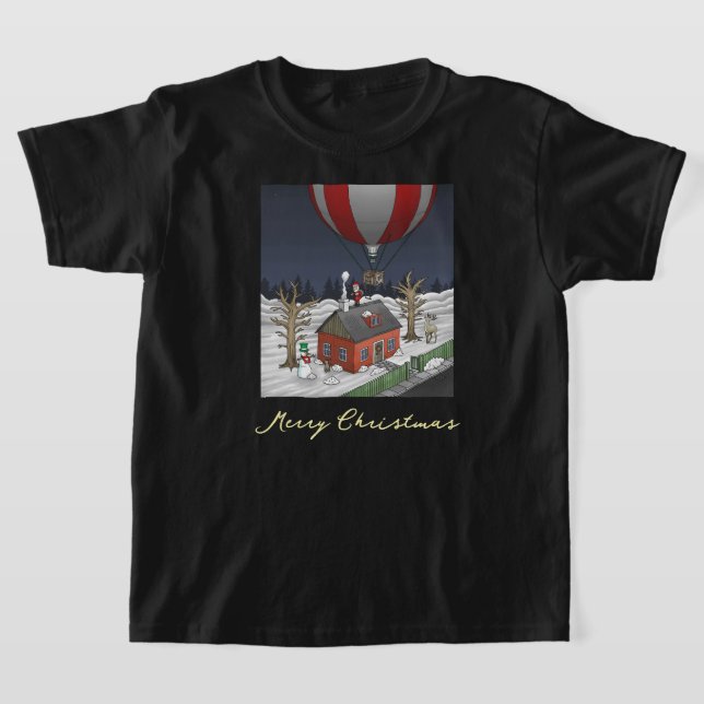 Santa's Hot Air Balloon T-Shirt (Ablage )