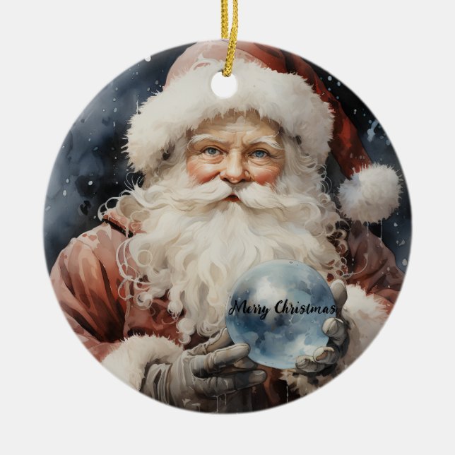 🎅 Santa's Jolly Glow Ornament 🎅 (Vorne)
