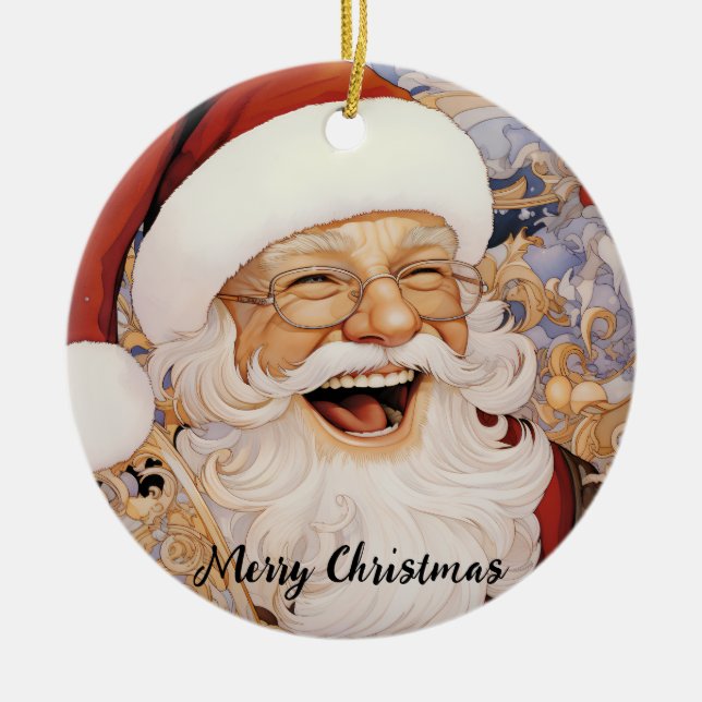 🎅 Santa's Jolly Glow Ornament 🎅 (Vorne)