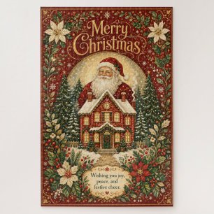 Santa's Kamin-Gruß Puzzle