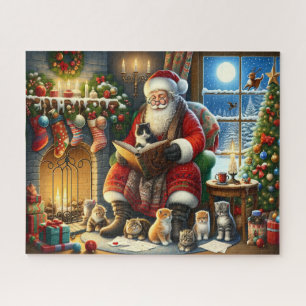 Santas Kätzchen-Geschichtsstunde Puzzle