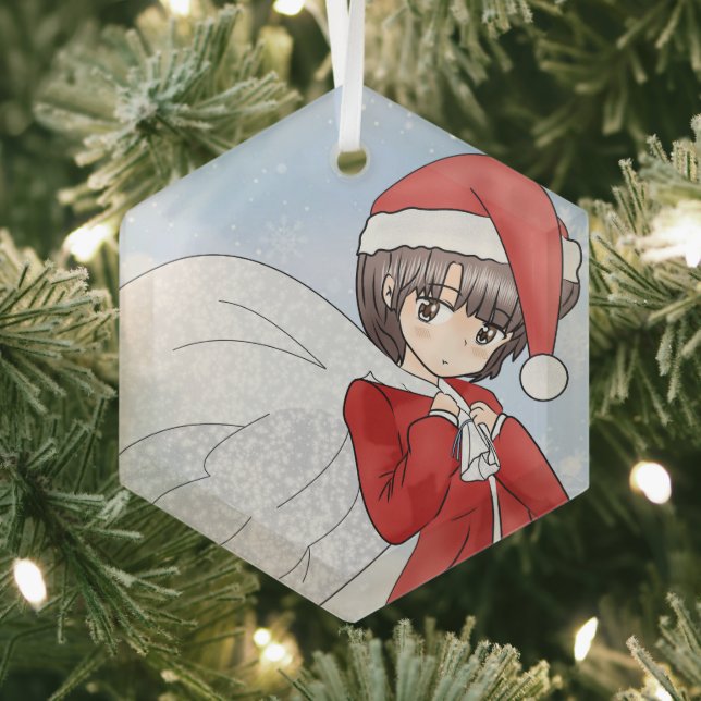 Santa's kleiner Helfer Ornament Aus Glas (Insitu)